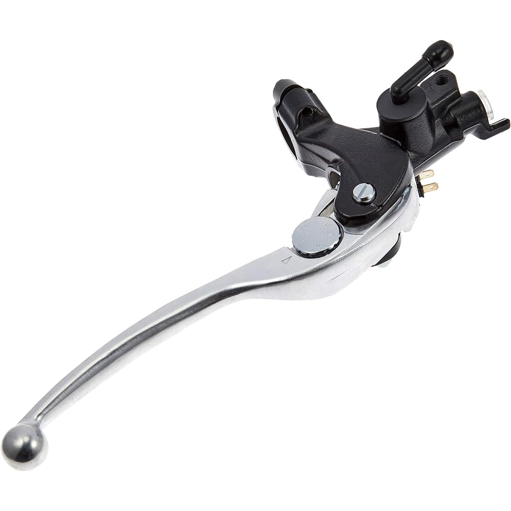 Daytona Nissin 62411 Brake Master Cylinder for Motorcycles, Semi-Radial (Diagonal and Horizontal), ?0.7 Inches (19 mm), Black Body, Buffed Clear Lever