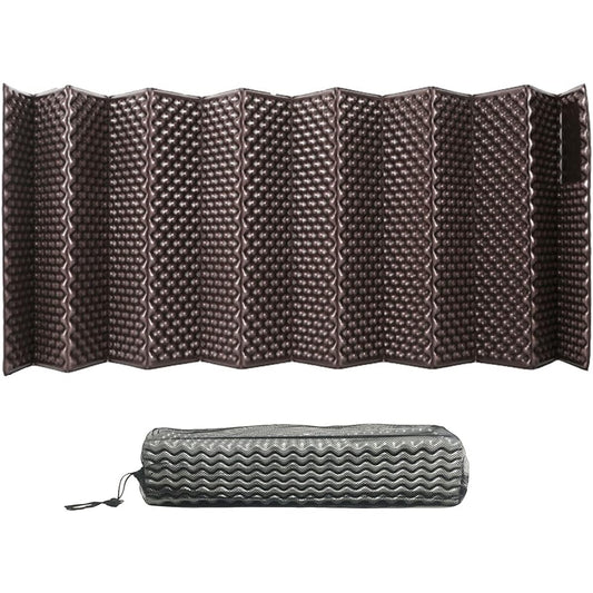 S'more Aluminum Waffle Mat Camping Mat Foldable Aluminum Mat Compact Heat Retention Cold Air Blocking Lightweight 183 x 56 x 2cm 460g Storage Bag Included