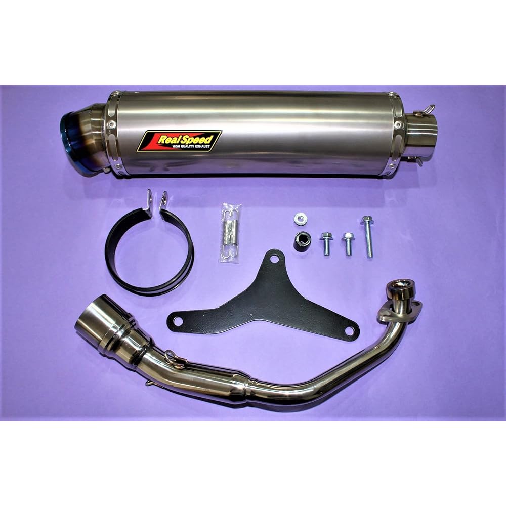 Realspeed Yamaha 4st JOG Jog (SA36J/SA39J) Bike Muffler Meteo Titanium Solid Muffler RSP-MET-211