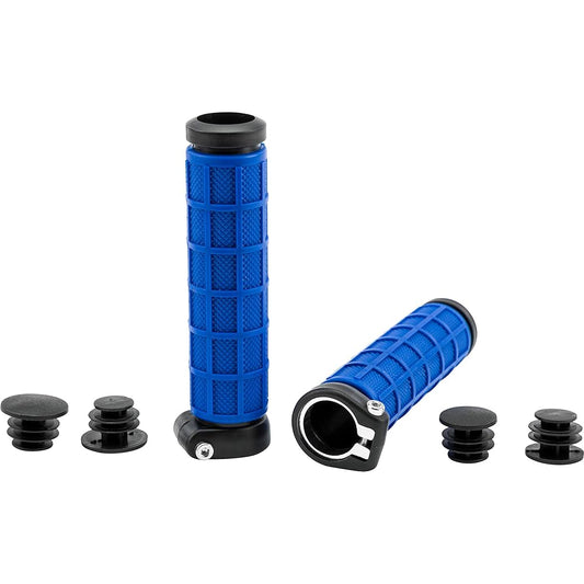 Fly Racing Grip Lock Grip -Black/Blue 01120732
