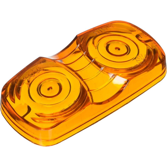 GROTE 91963 Yellow Creation Marker Replacement Lens (Two-Bulb square lens)
