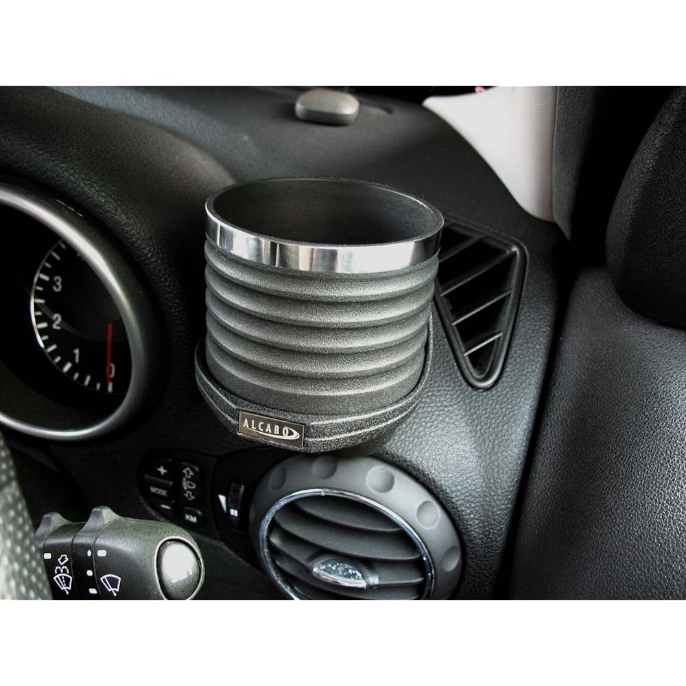 ALCABO Alfa Romeo Alfa 147/Alfa GT Right/Left Handle Drink Holder Silver Cup AL-A102S