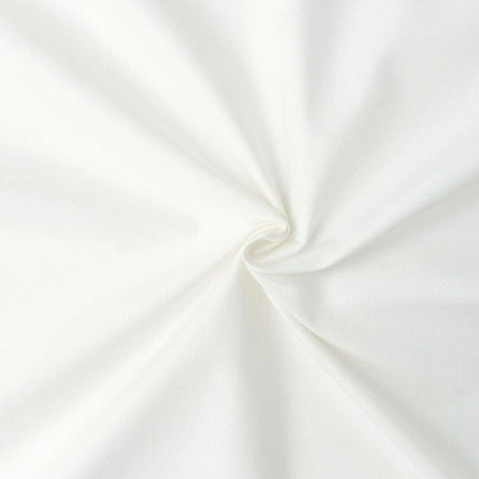 Nippon Chuko Eighty Square Plain Fabric 100% Cotton Sharding Ivory White Width approx. 110cm x 7m Cut KD4630-102-7M Fabric Plain Fabric Eighty Square