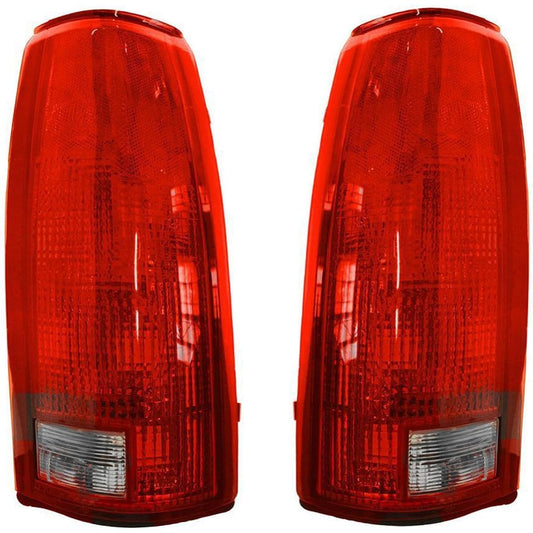 RareElectrical Tail Light Lens and Housing Pair Chevrolet GMC K1500 K2500 GM2809108 16506356 GM2808108 16506355