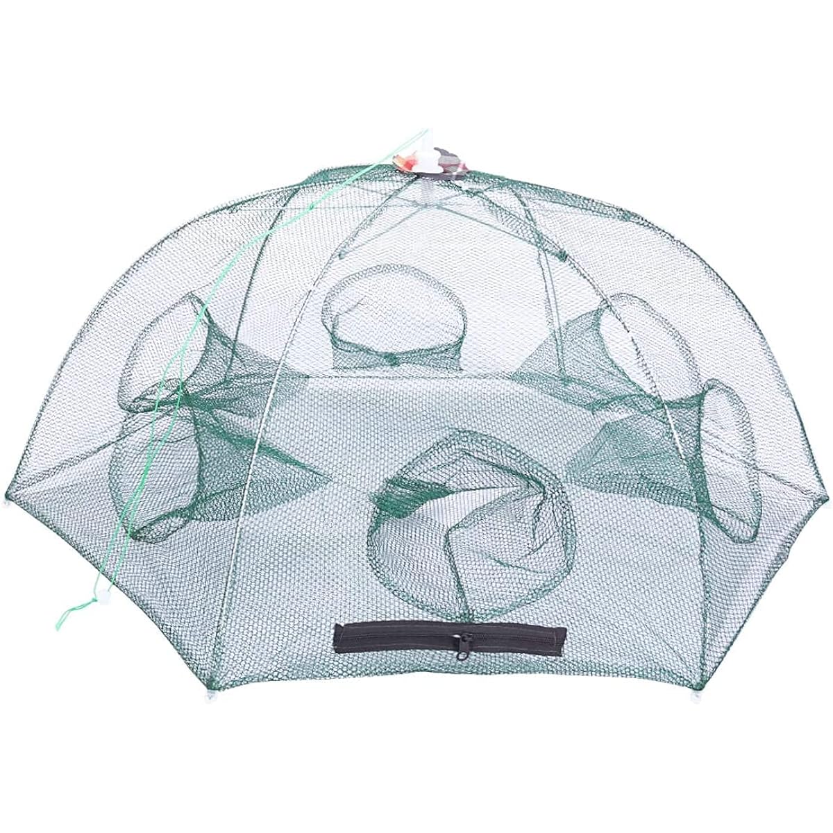 MBK Solid Capture 6 Mouths Umbrella Type Basket Intrusion Type Rooster Just put the bait in and wait! Just sink it Easy assembly Fishing Net Fishing Gear Shrimp Crab Fish Rooster