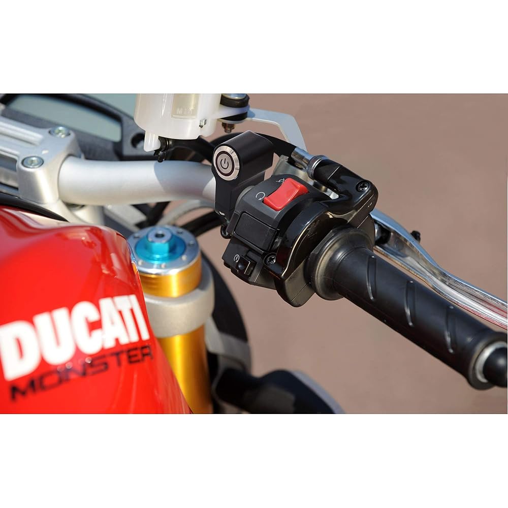 Headlight Fog Spotlight On/Off Switch Waterproof 16V 22mm Handlebar Motorcycle