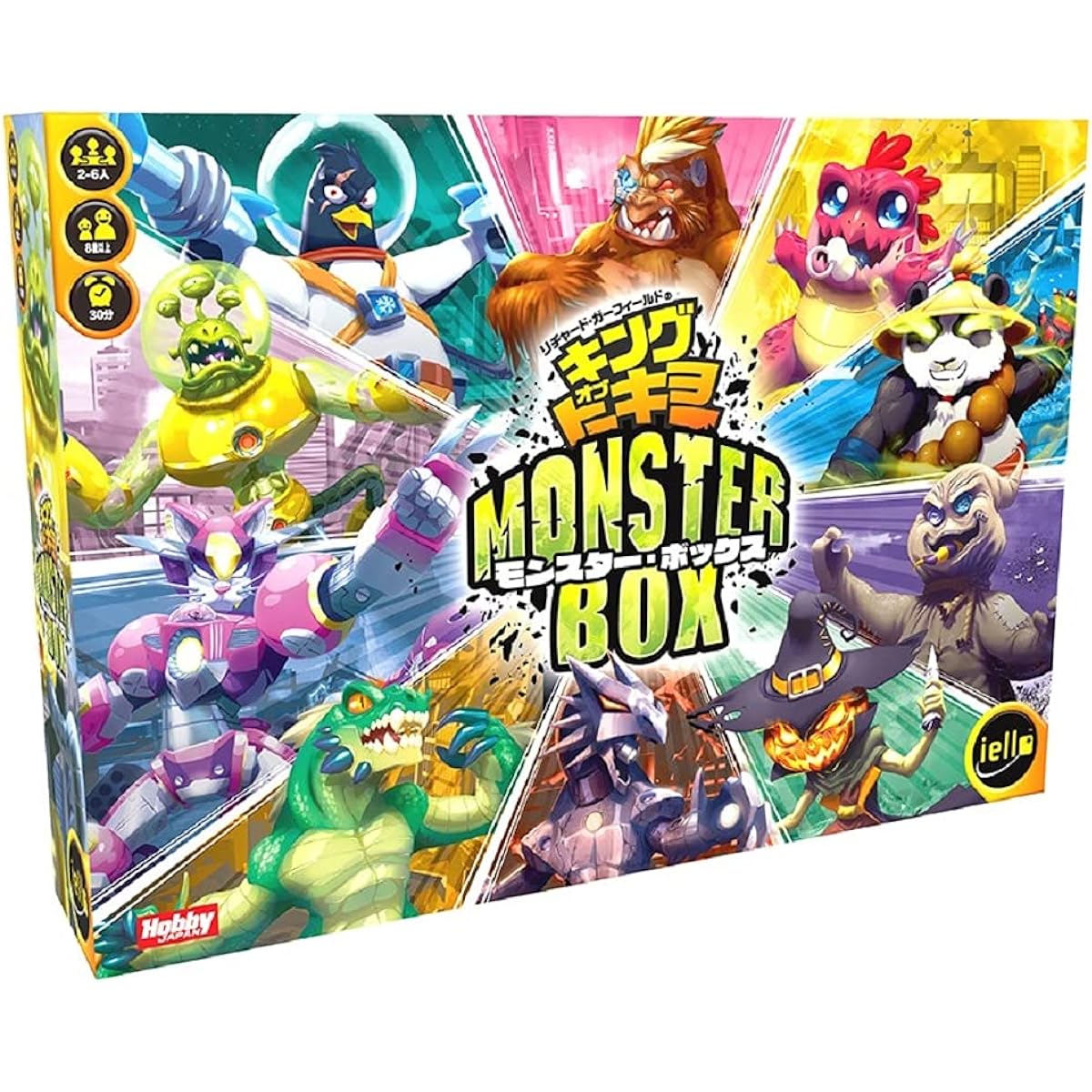 Hobby Japan King of Tokyo: Monster Box (for 2-6 players, 30 minutes, for ages 8 and up) Board Game