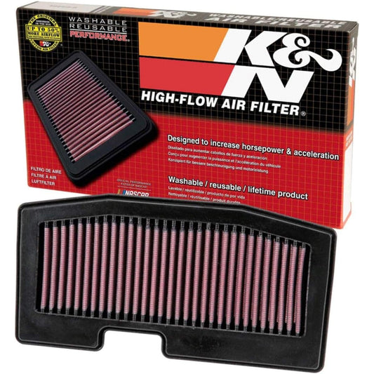 K & N engine air filter: High performance, premium, power sports air filter: 2013-2018 TRIUMPH (Daytona 675, ABS, Street Triple R) Compatible TB-6713
