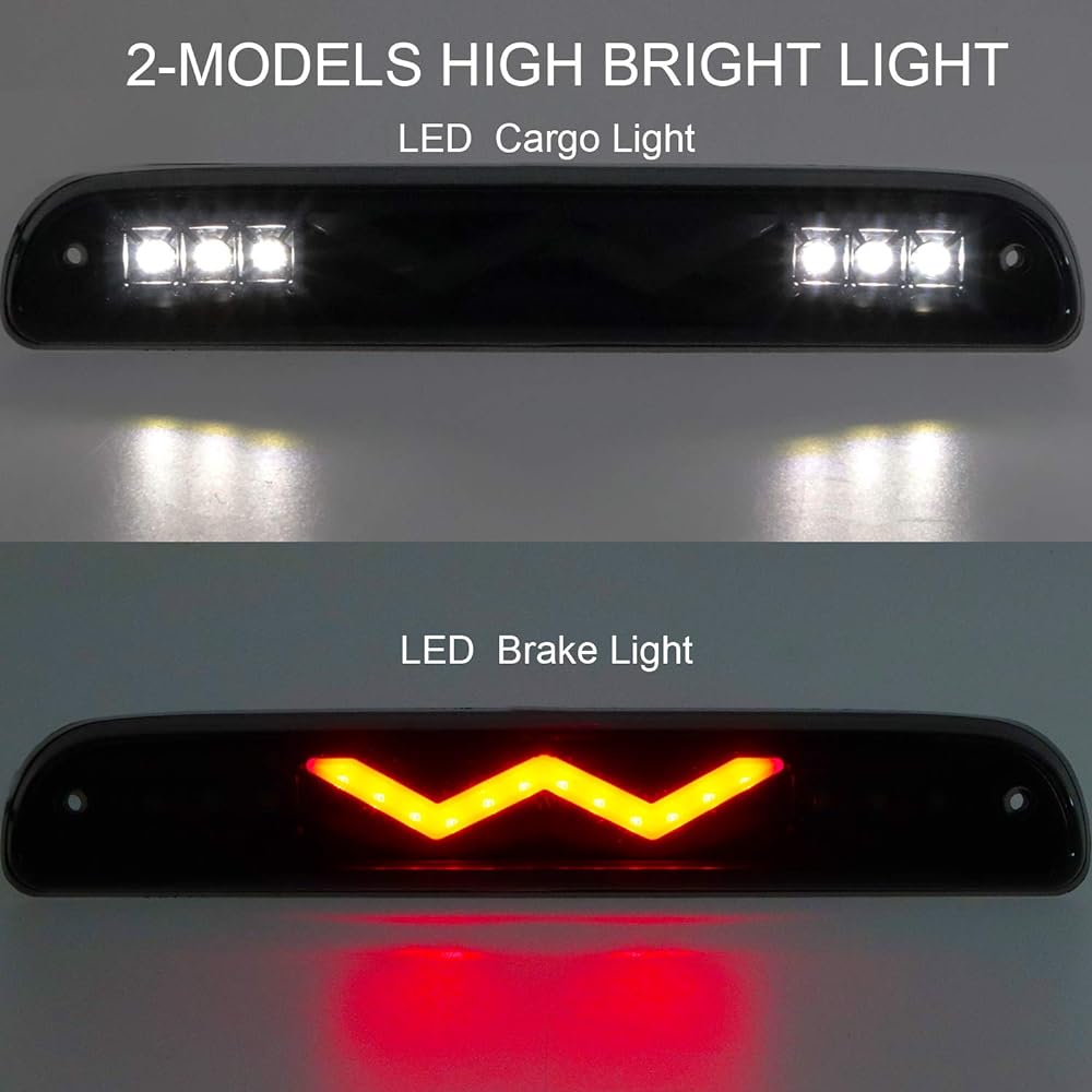 LED 33 Brake Light 1993-2011 Ford Range, 1999-2016 Ford F-250/ F-350/ F-450/ F-550 Super Duty, 2001-2005 Ford Explorer Sports Truck, 1994-2010 Mazda B2300/ B4000 (Black Housing Smoke lens).