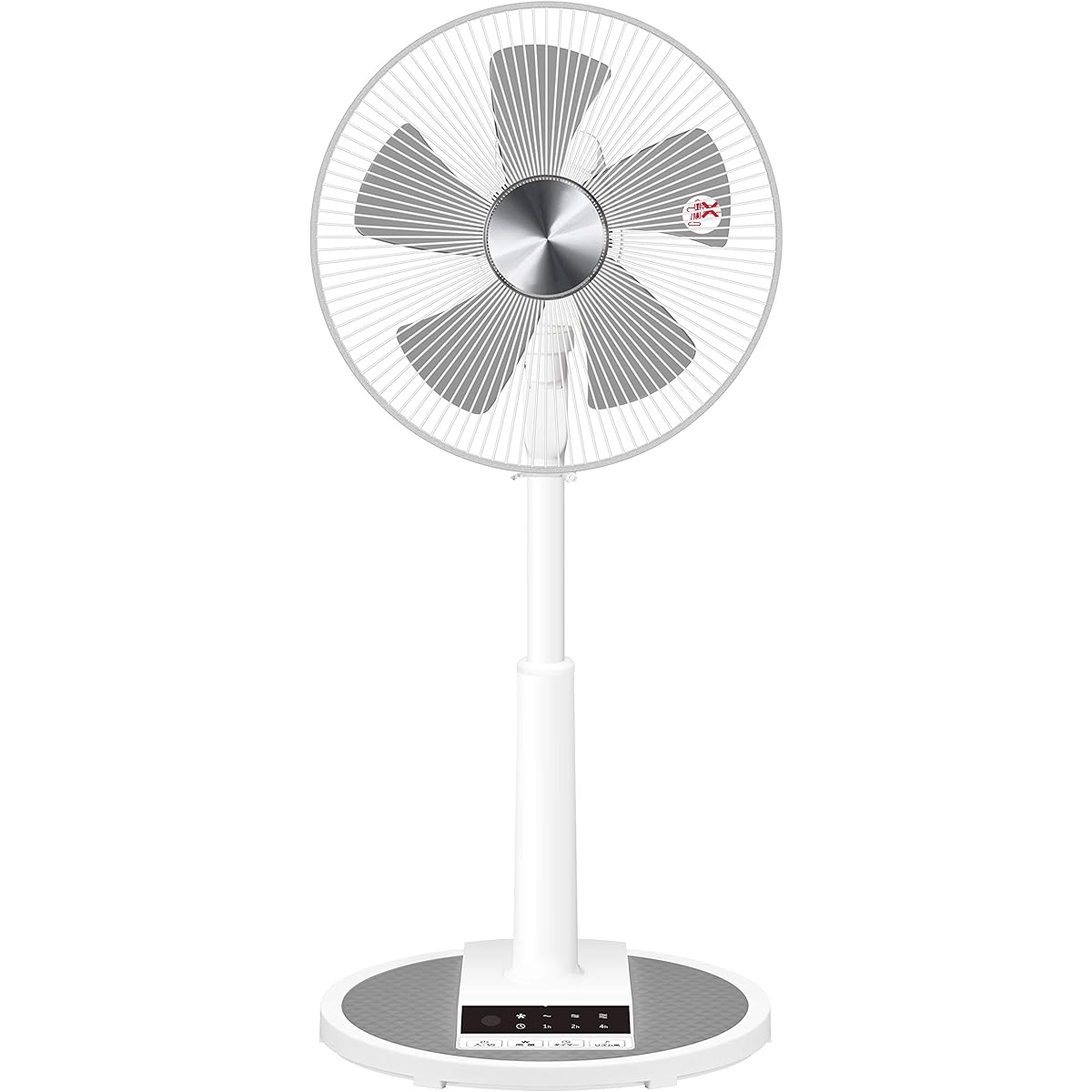 Yamazen Fan, 30cm, Living Room Fan, Microcomputer Switch, 3 Levels of Air Volume Adjustment, Touch Stop Function, Timer Function, Ventilation, Remote Control Included, White Gray YLR-BGT302(WH)