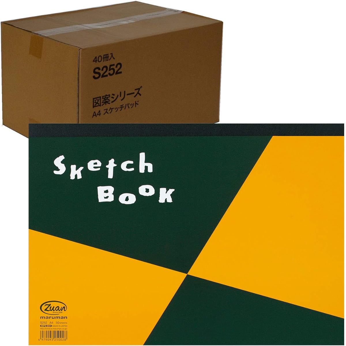 Maruman Sketchbook A4 Design Series Tennori Binding Drawing Paper Normal Opening 50 Sheets S252X40 40 Books