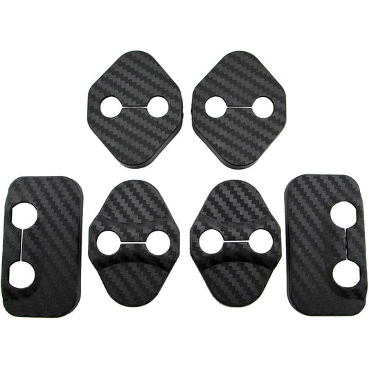 BRIGHTZ Roomy M900A M910A Carbon Style Door Striker Cover 6PC [STRIKER-013] M900 M910 900 910