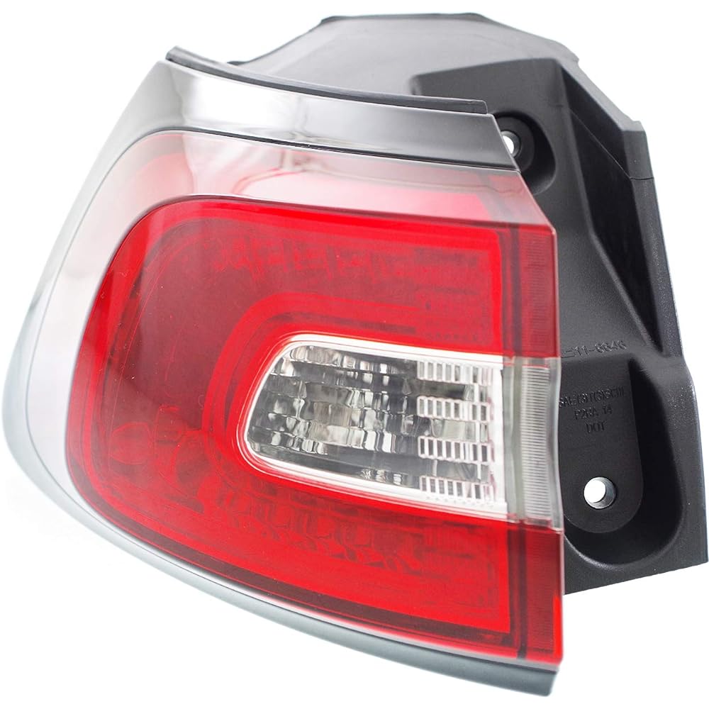EVAN FISCHER side outer tail light assembly 2014-2018 JEEP CHEROKEE With bulb