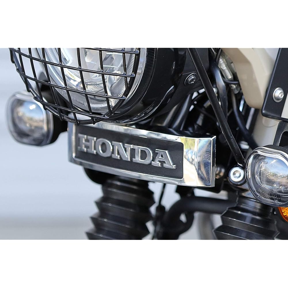 Kijima Motorcycle Emblem Stay for Honda Emblem CT125 Hunter Cub (JA55/JA65) Steel Black Finish HONDA 208-3100