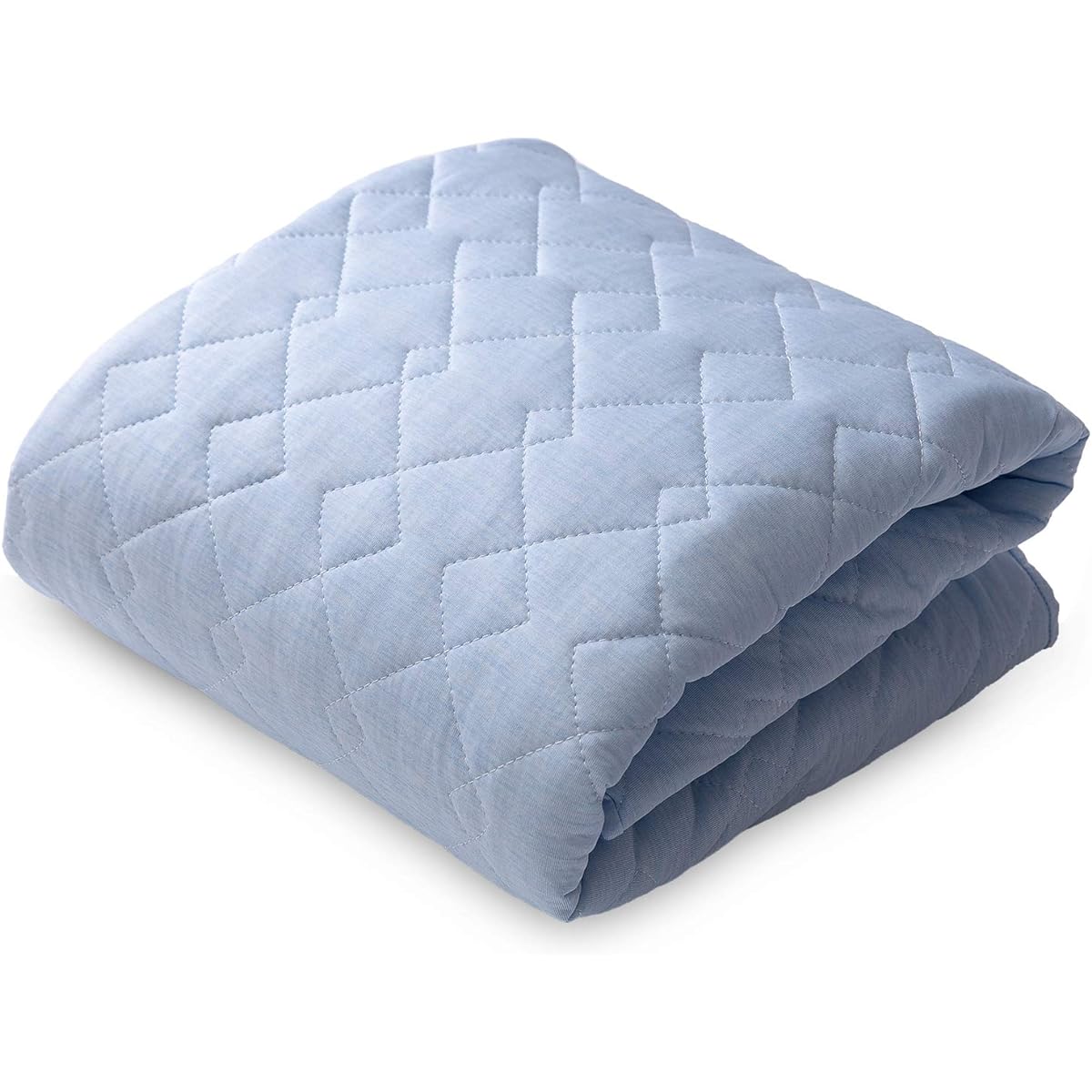 AQUA Fitted Sheet King (180 x 200 x 30 cm) Sky Blue Summer Cool Contact Strong Cooling Q-MAX 0.542 Bed Pad Bedspread Bed Pad Integrated Antibacterial Odor Resistant Washable (Former company name: Nice Day) 60330502