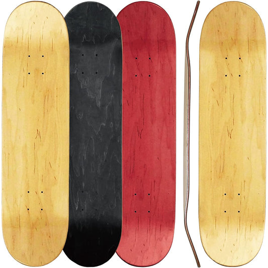 OMG! Skateboard Elite Blank Deck Skateboard Wood Grain Plain