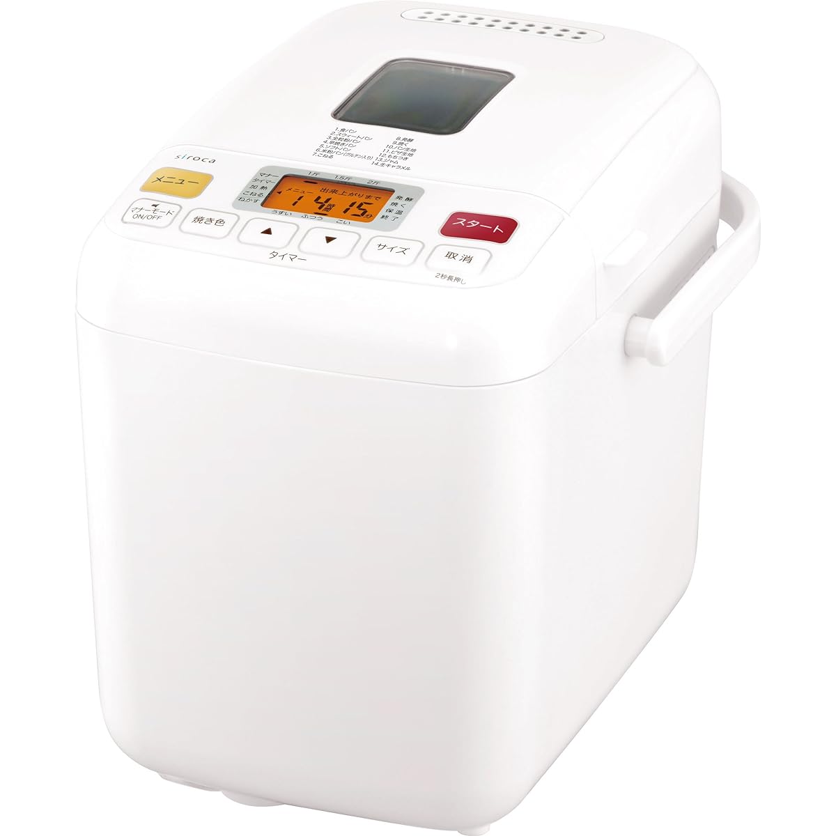 siroca 2 loaf compatible home bakery with 14 menus in total [Can also make rice bread/raw caramel/mochi] 2013 model SHB-512