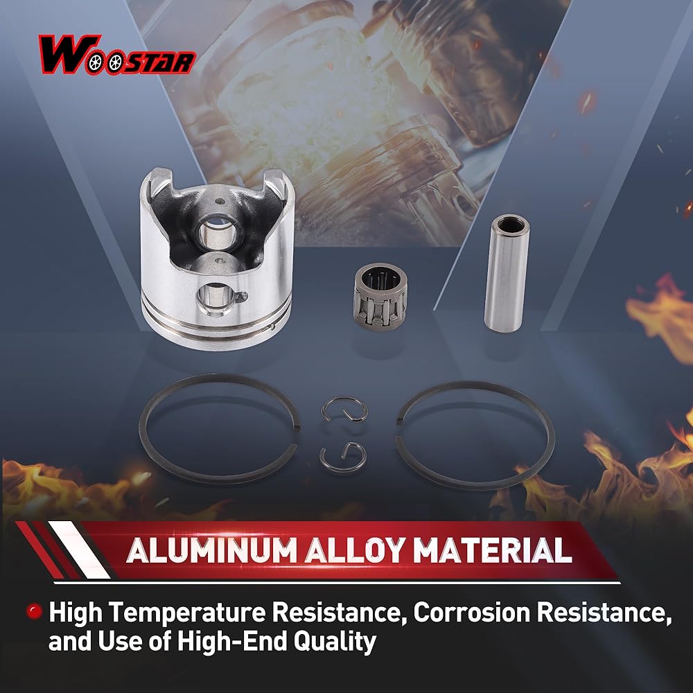 WOOSTAR 40mm Piston Kit 2 Stroke Yamaha 1994-2015 For PW50