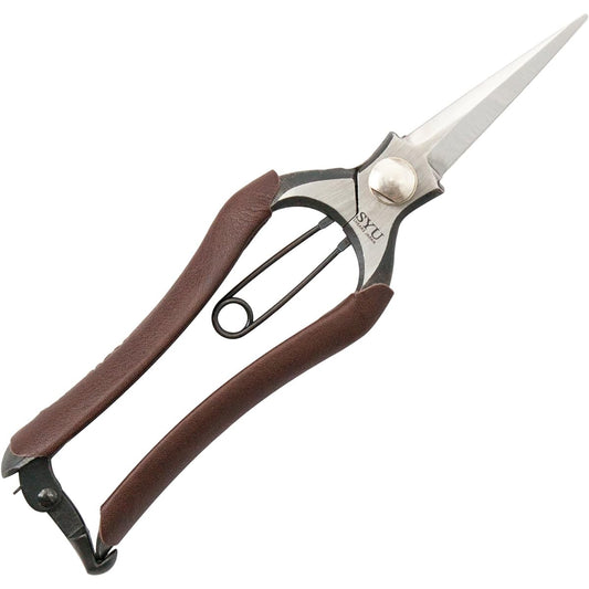 SYU Flower Clipper Bud Cutting Shears with Shinogi F200