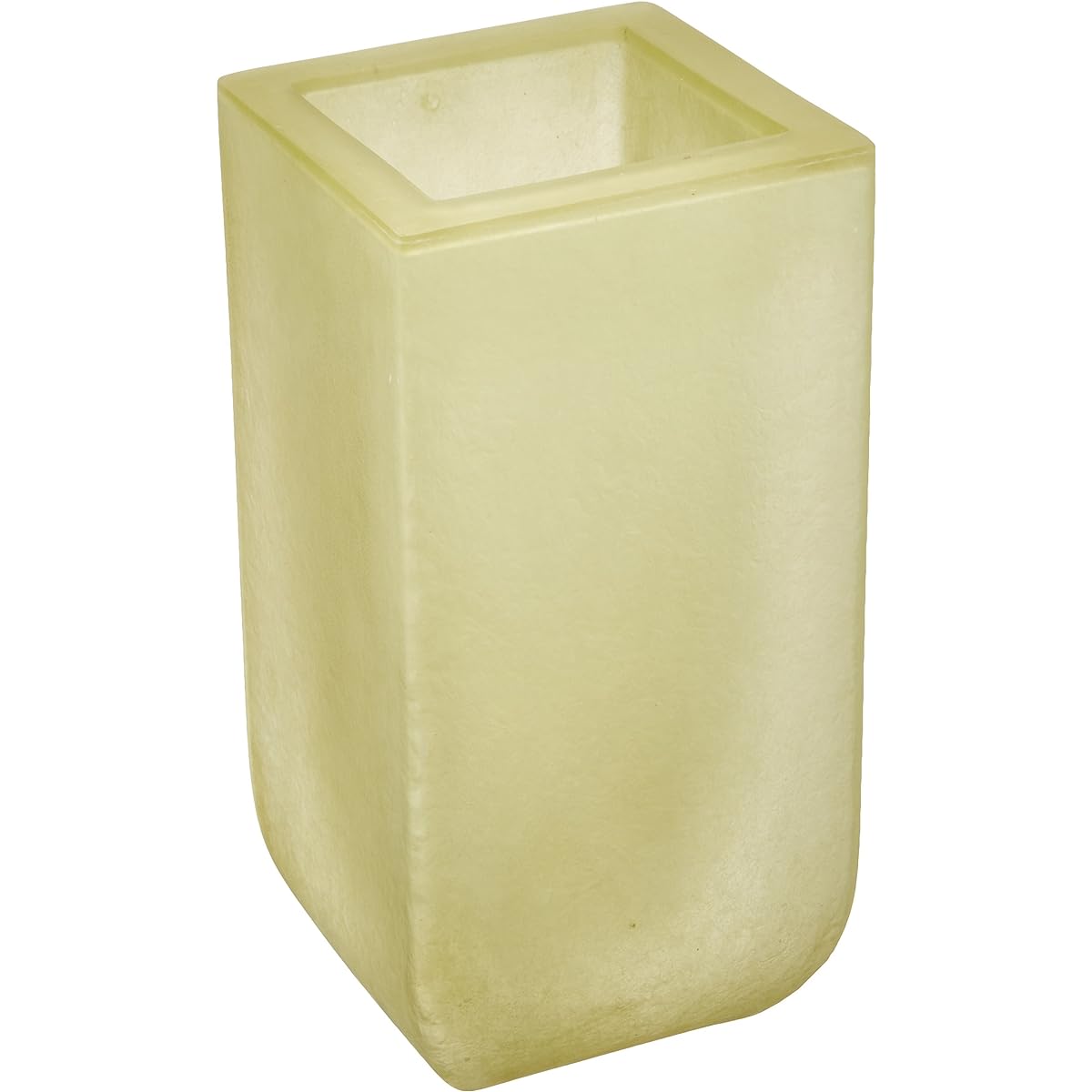 Clay Planter FRP VASE SQUARE 20□41H CLEAR 840-861-000