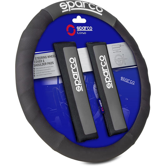 SPARCO SPC1111KGR Pad 2 sheets set+handle cover gray
