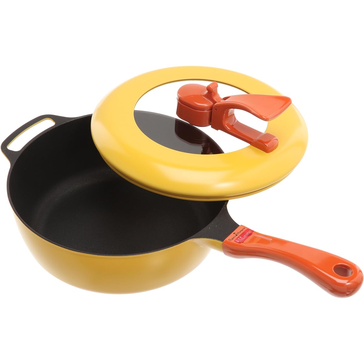 Wahei freiz Hirano Remy Remi Hirano Remi Pan Yellow Width 45 x Depth 25 x Height 16.2cm
