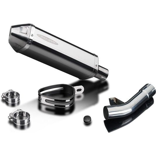 DELKEVIC Slip-on Stainless Steel Tri-Oval Muffler SUZUKI GSF1250 BANDIT 2007-2016 2016 320mm KIT1243