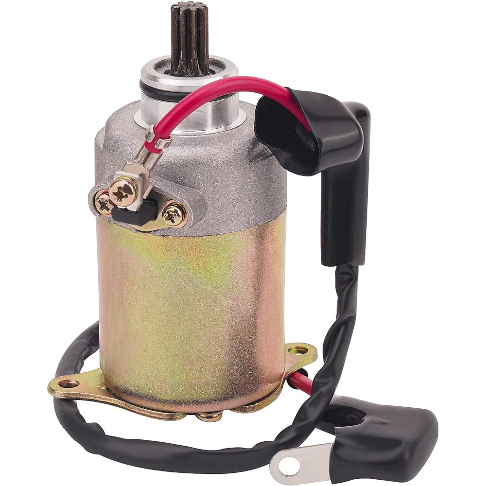 MOTOYUN Starter Motor GY6 125cc 150cc Engine ATV Scooter Moped Quad Jonway 152QMI 157QMJ Carter Talon Yerf Dog Go Kart Taotao SUNL Baja Ice Bear Tank Roketa 9 Tooth 4 Wheel Vehicle