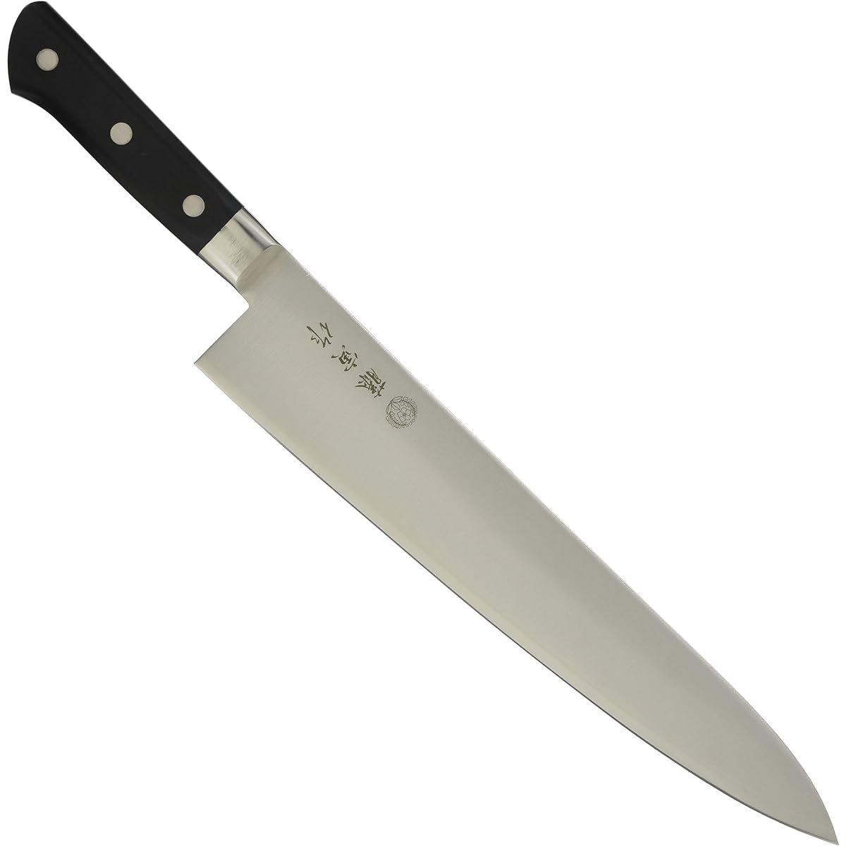 Fujitora Gyuto 300mm Made in Japan Cobalt Alloy Steel Double Edge Chef Knife that can be used not only for meat cutting but also for cooking fish and vegetables DP Cobal Alloy Steel Split with Base FU-811