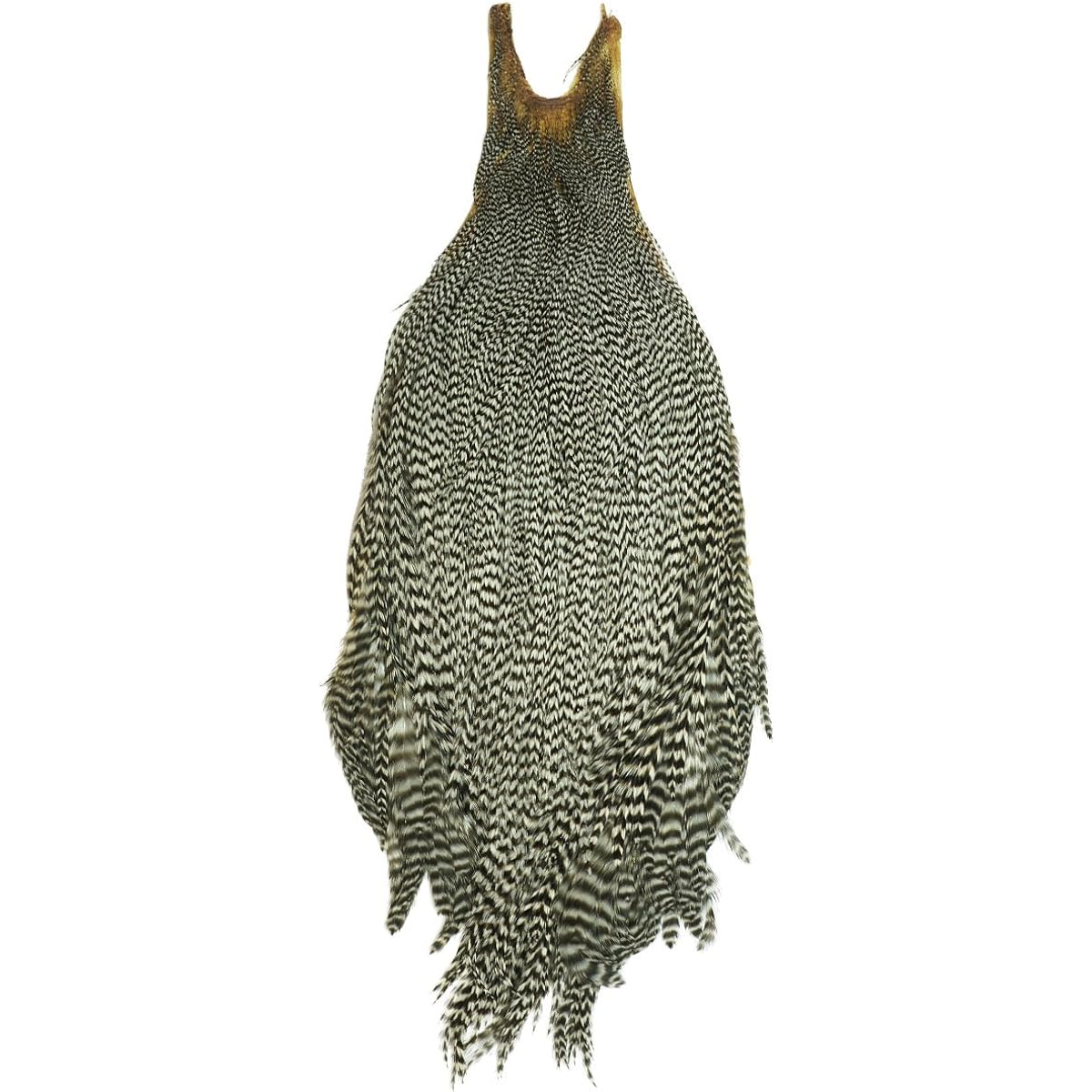 TIEMCO Fly Material Mets Cock Neck #2 Grizzly 90233