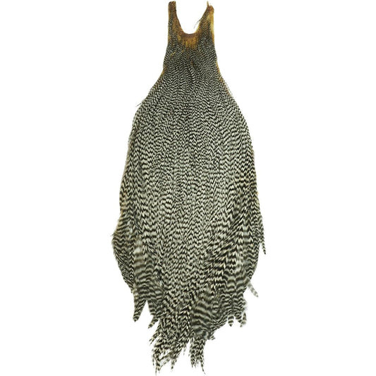 TIEMCO Fly Material Mets Cock Neck #2 Grizzly 90233