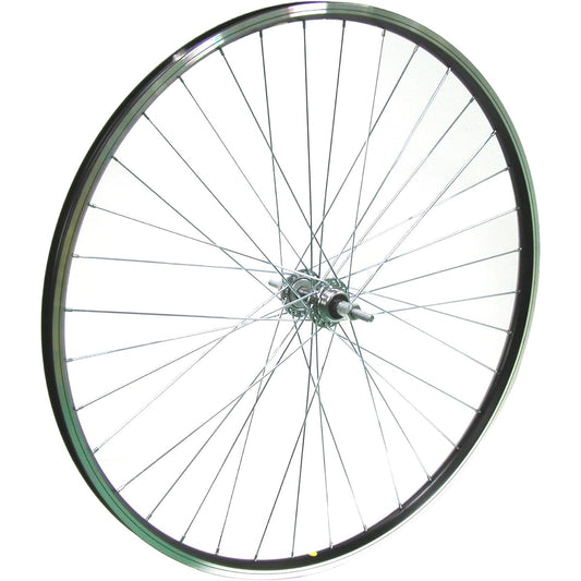 Asahi Cycle Aluminum Black Rim 700c Exterior 6-speed Rear Wheel (Caliper Brake Specification) XBK76