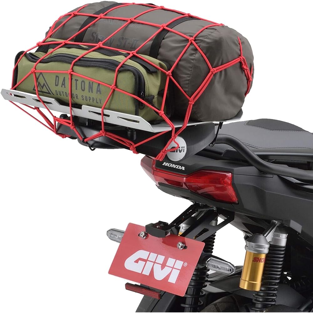 GIVI Motorcycle Rear Carrier Option (For M5 / M7 / M8A / M8B / M9A / M9B / M5M / M6M) Aluminum Carrier EX2M 16956