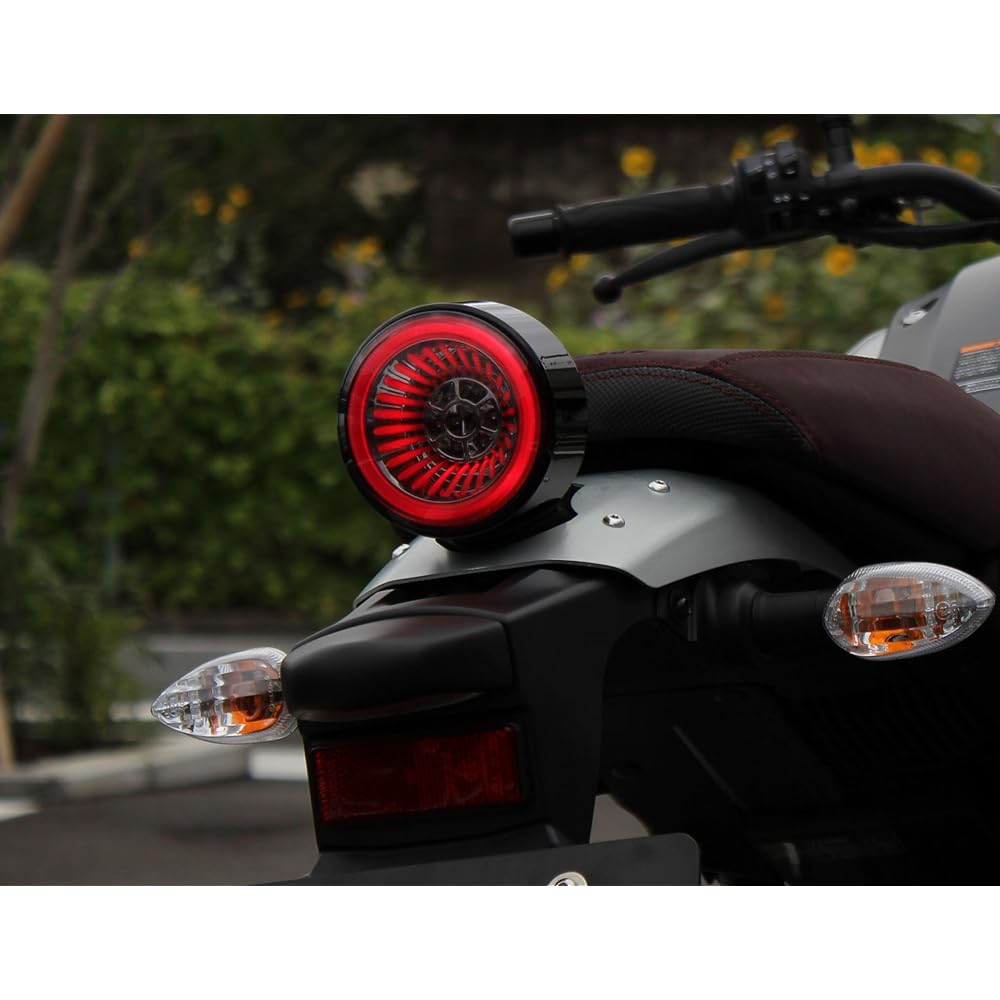 Kijima Motorcycle Tail Lamp LED BOLT XSR900 LED Tail Lamp Unit Black/Smoke YAMAHA 217-7019