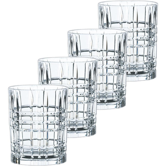 [Genuine] NACHTMANN Tumbler Glass Set of 4 Square Whiskey Tumbler (4 pieces) 345ml 101050