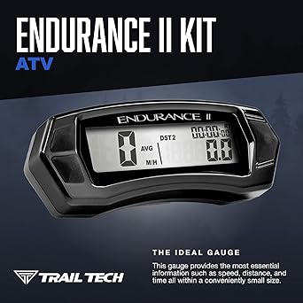 TRAIL TECH 202-118 ENDURANCE II Digital Gauge Speedometer Kit
