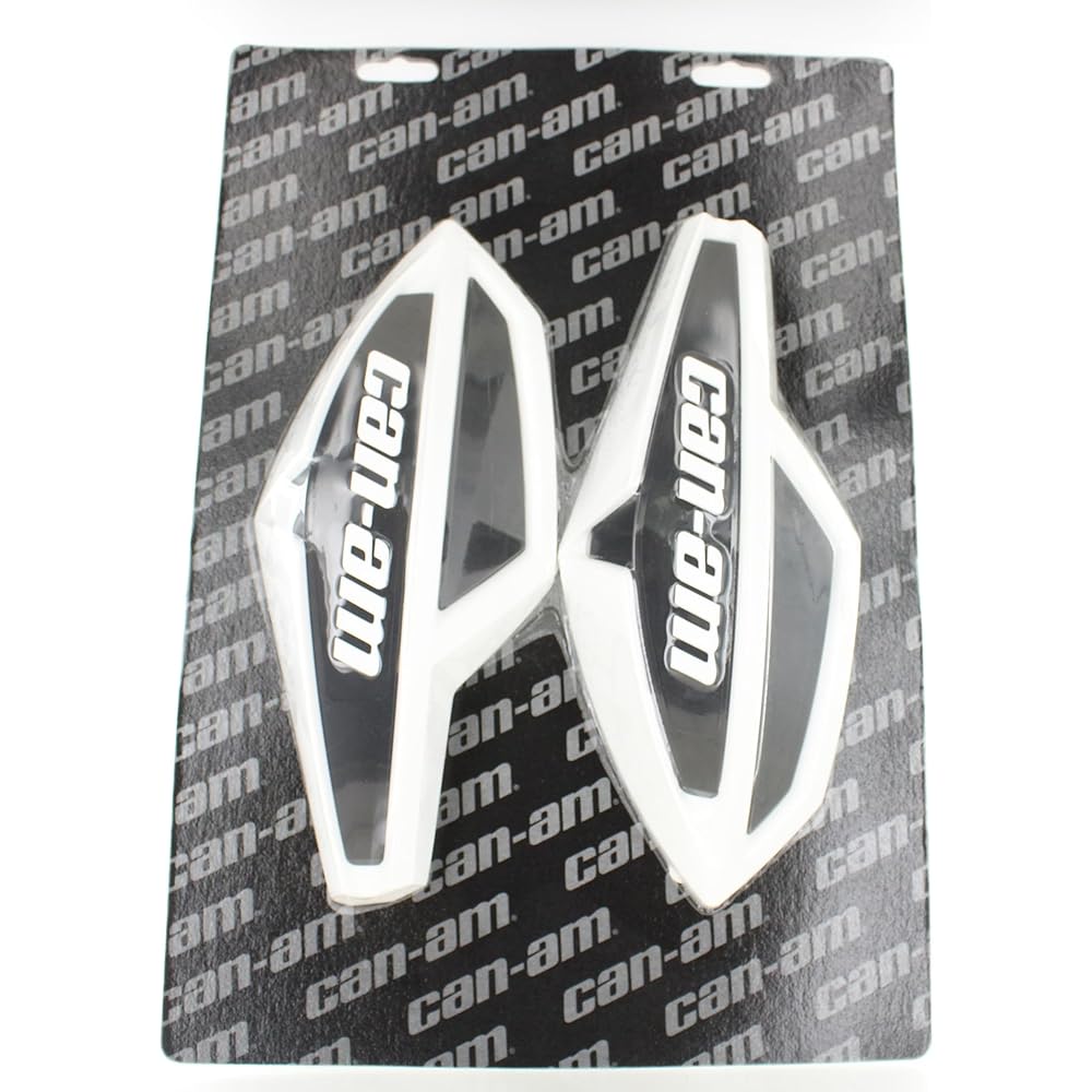 Can -am 715000537 White/Black ATV handlebar Wind Deflector