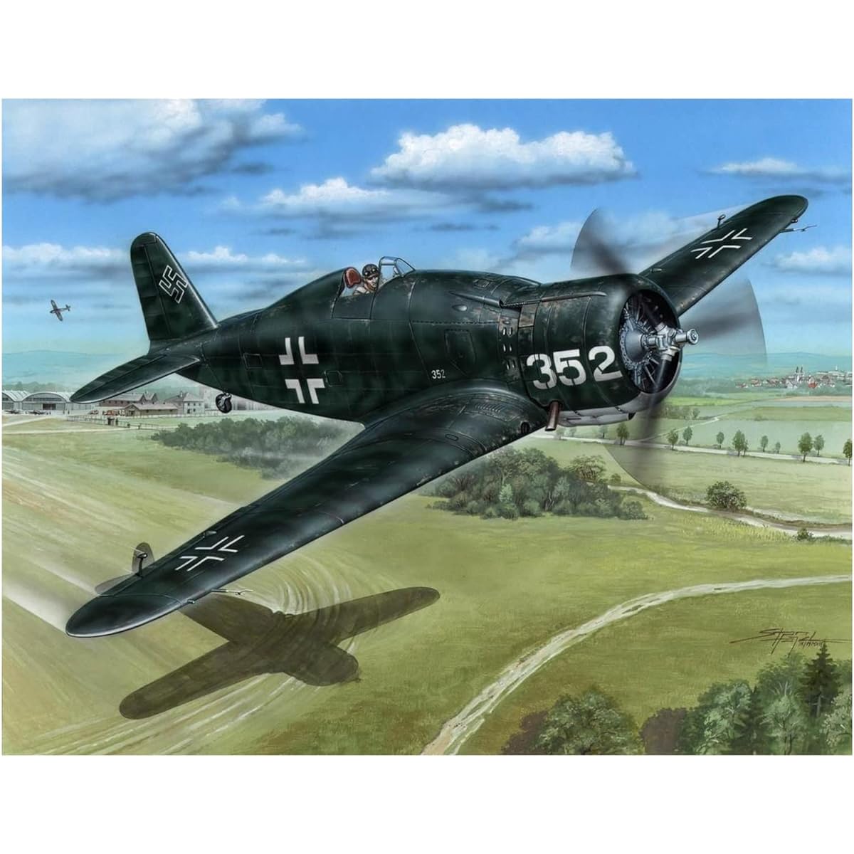 Special Hobby 1/32 Luftwaffe Fiat G.50bis Fighter German/Croatian Army Specification Plastic Model SH32058n