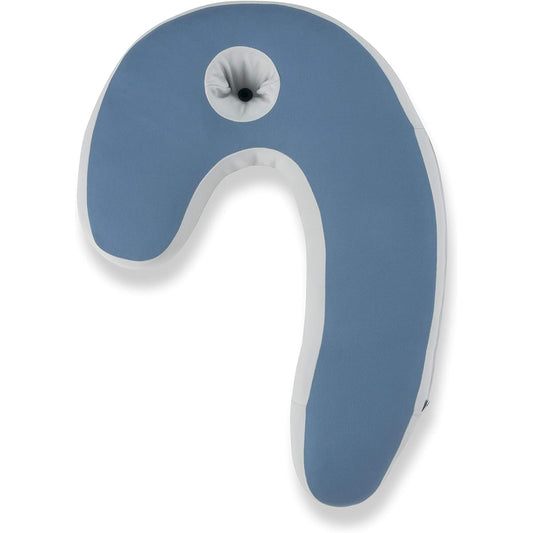 France Bed, Snoring Prevention Pillow for Side Sleeping, Slightly Hard "Sleep Vantage Doctor Pillow L" Sapporo Higashi Tokushukai Hospital Snoring/Apnea Outpatient Doctor Supervised by Dr. Yasunobu Gohira 43 x 65 cm Height 14 cm Blue [Authentic France Be