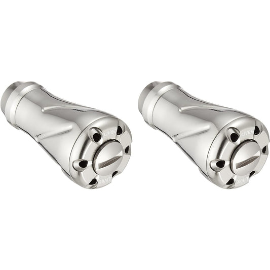 LIVRE Reel Knob (Forte) 2 pieces (Silver + Titanium C)