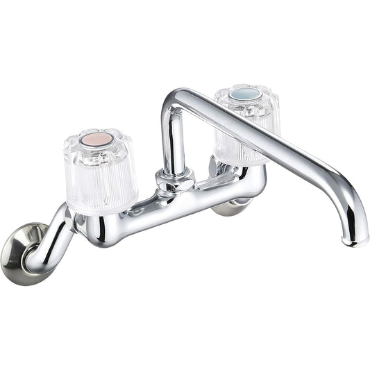 SANEI Kitchen Two-Valve Mixer Faucet Handle Type Upward Wall Mounted CK211-13