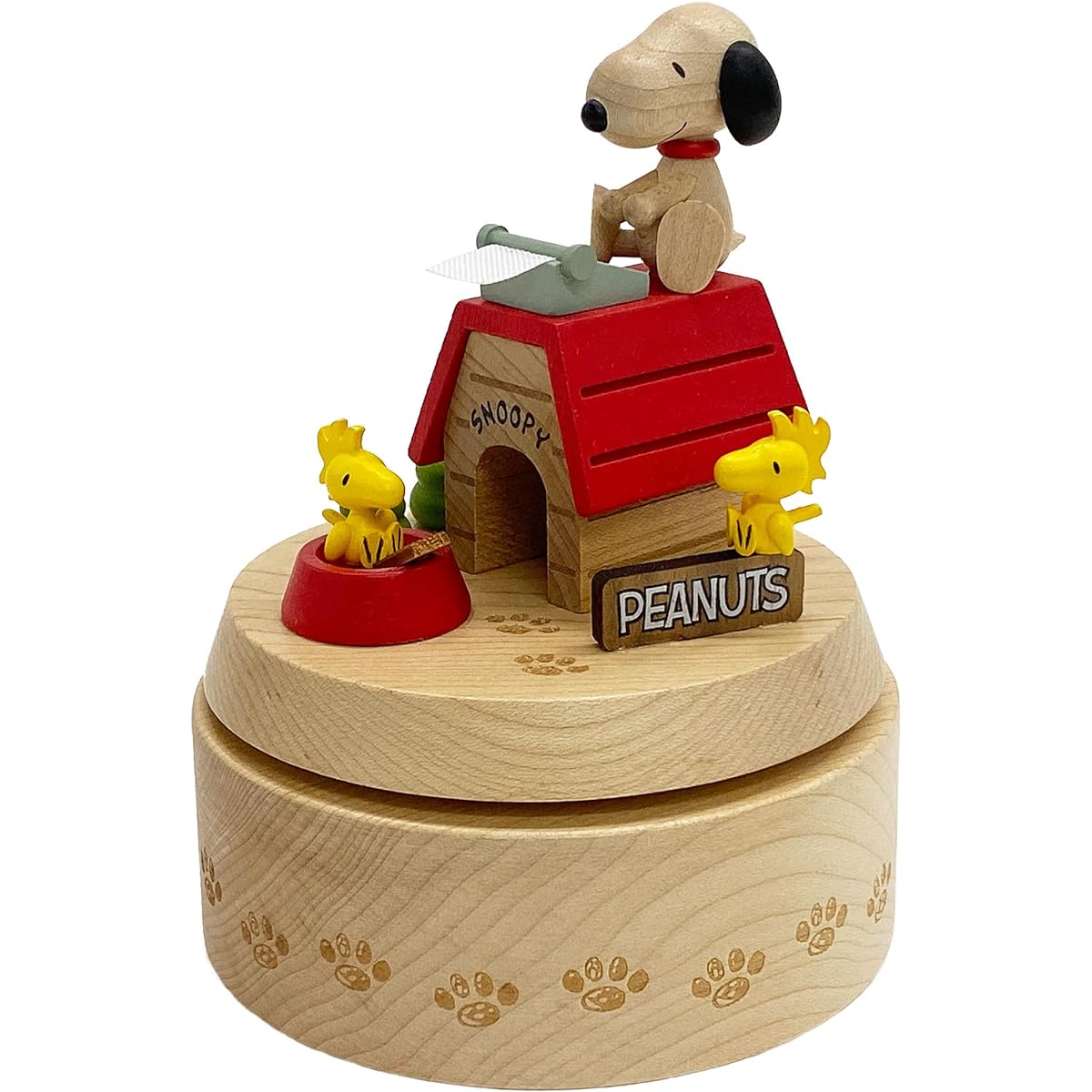 Sanrio Wooden Music Box Snoopy Kennel H 9156 Beige