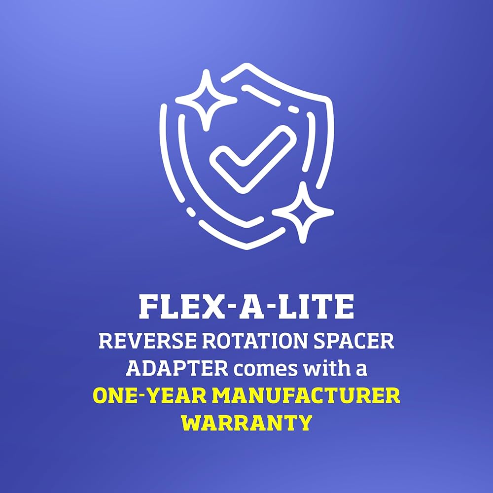 Flex-A-Lite 851 1 /2 inch screw-on spacer adapter (reverse rotation)