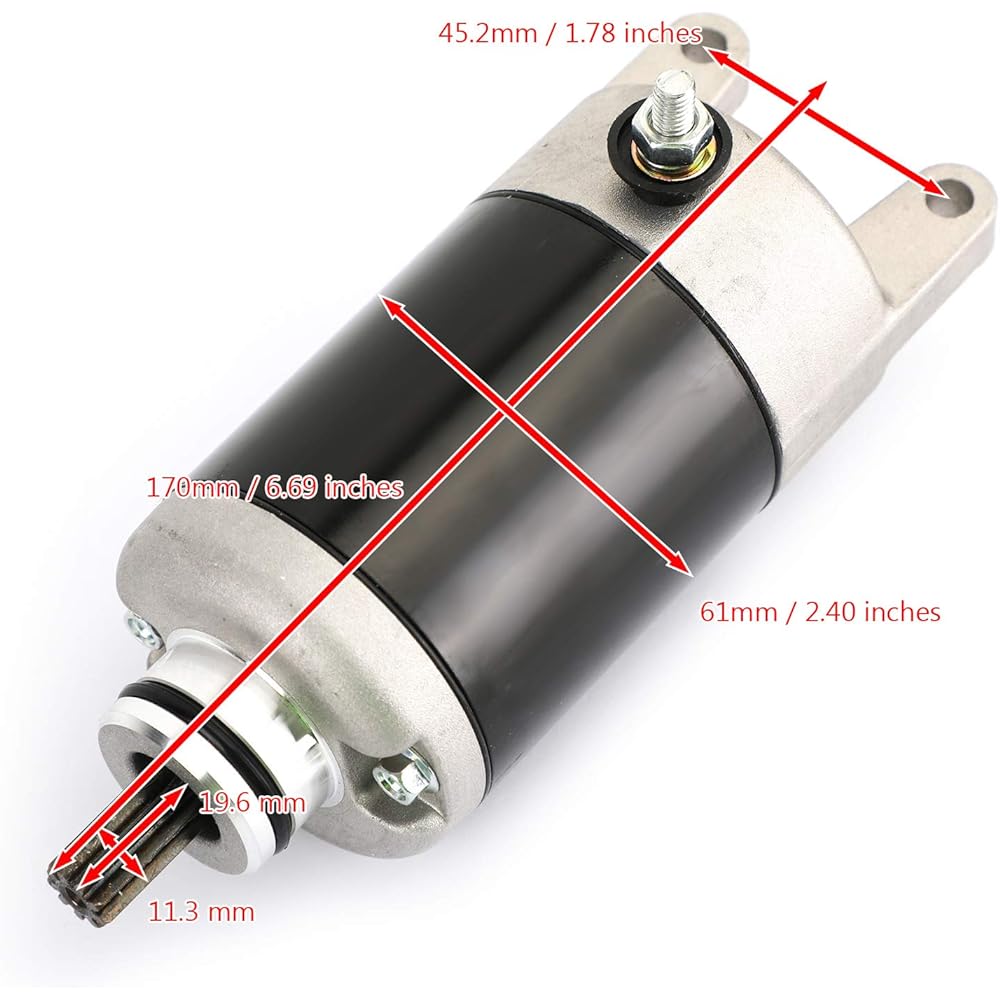 Artudatech Starter Kawasaki EX250 Ninja 250R EL250 Eliminator GPX250R 1988-2012