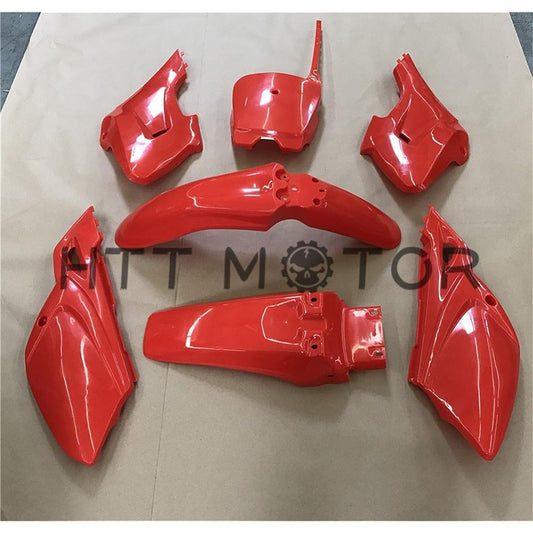HTTMT DFY -7 Piece Red Plastic Fairing Body Cover Kit BAJA Dirt Runner 125