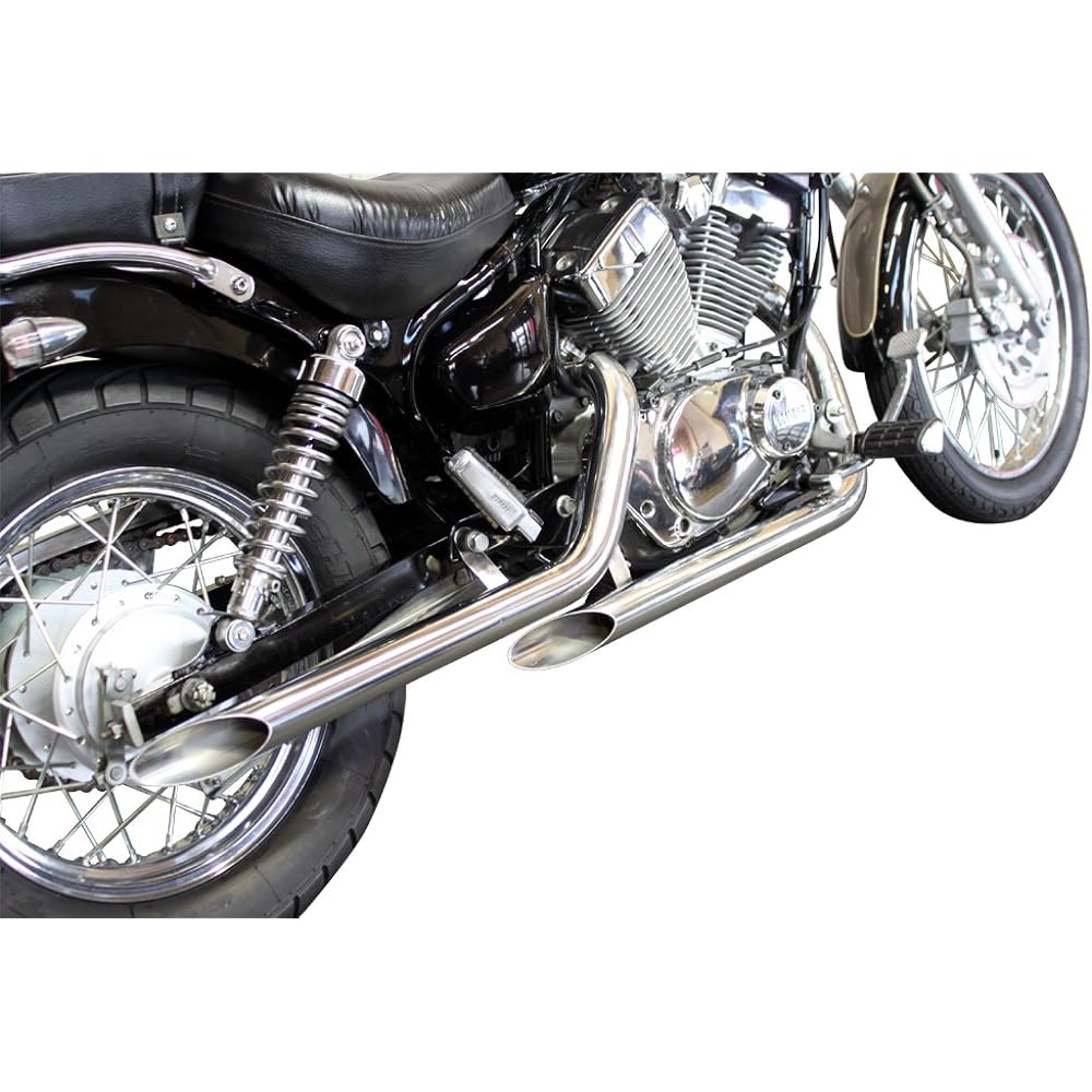 U-CP Stainless Slash Cut Muffler Virago 250/Virago 125 [VIRAGO] MFSCVG25