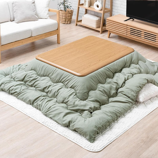 Gen of Tansu no Gen Kotatsu Futon, Comforter, Rectangular, Washable, Volume, Filling 2.3kg, Peach Skin Processing [Compatible Kotatsu Sizes: Width 105-120 x Depth 75-90cm] 61300034 (87134)