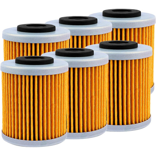 Motorcycle 1st Engine Oil Filter K/TM SMCR SMC R 690 Enduro R 2012-2022 Duke 690R 12-19 690 Rally 2007-2010 (Color: Yellow-6 pcs)