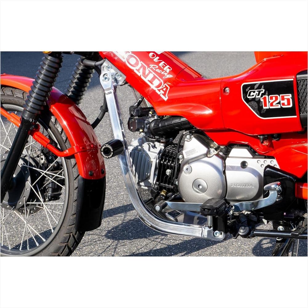 OVER Racing Down Tube Silver CT125 56-06-01