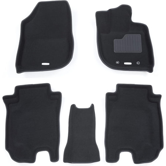 Clazzio Floor Mat 3D Type 1 Car Set Vezel/Vezel Hybrid (e:HEV) 2WD Vehicle RV3/RV5 R3/5~ Standard Type Black EH-2012 [5CEHB2012K]
